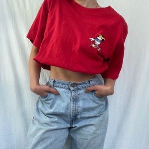 Vintage embroidered Mickey Mouse golf t-shirt